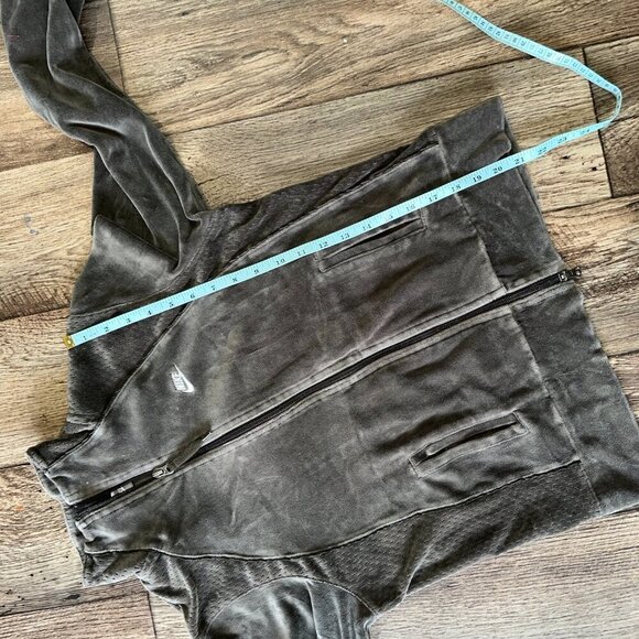 Nike Womens Viva Velour Soft Track Jacket Size Medium Full Zip - Picture 8 of 11